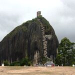 La Piedra del Penol monolith rising over Guatape lake