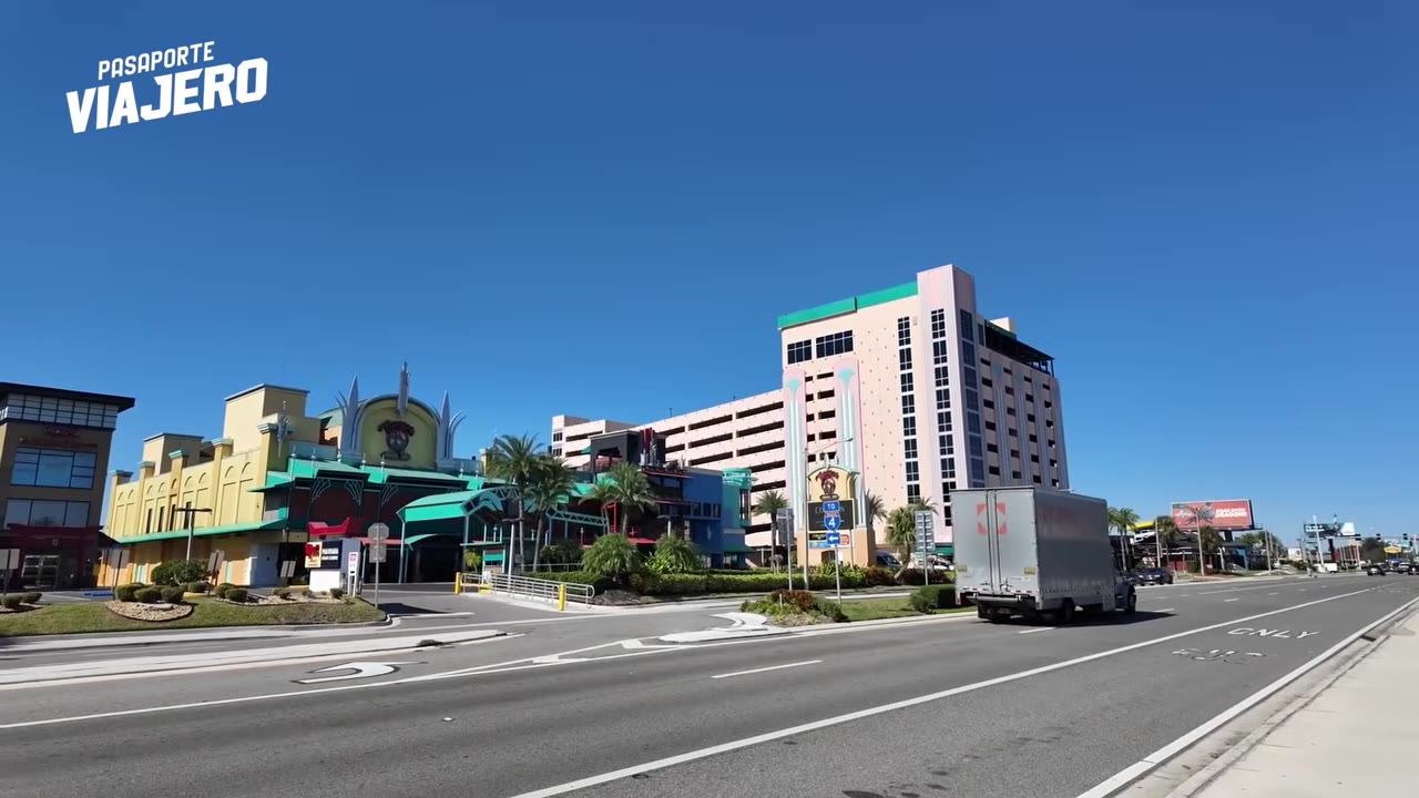 Orlando resort transport and theme park planning scene