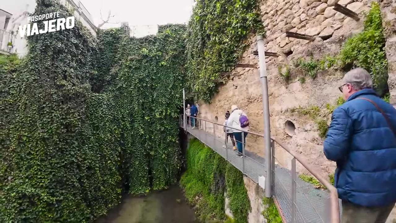 Stone bridge and clear water on the Cerezuelo River route in Cazorla